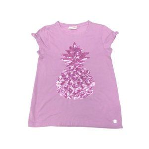 CDRL Coccodrillo Sequin Pineapple Bow T-shirt | 10